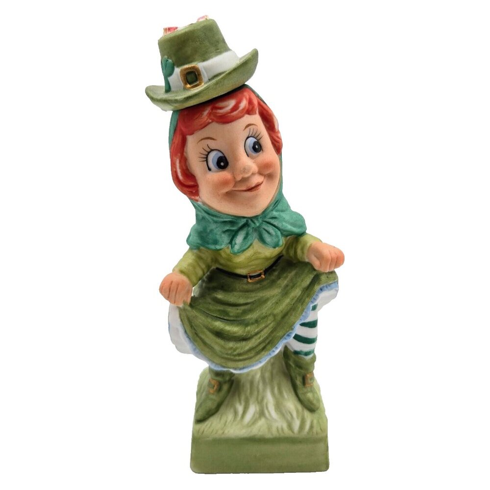 Mrs. Lucky Leprechaun Hoffman Decanter 1975 Distilling Empty Read